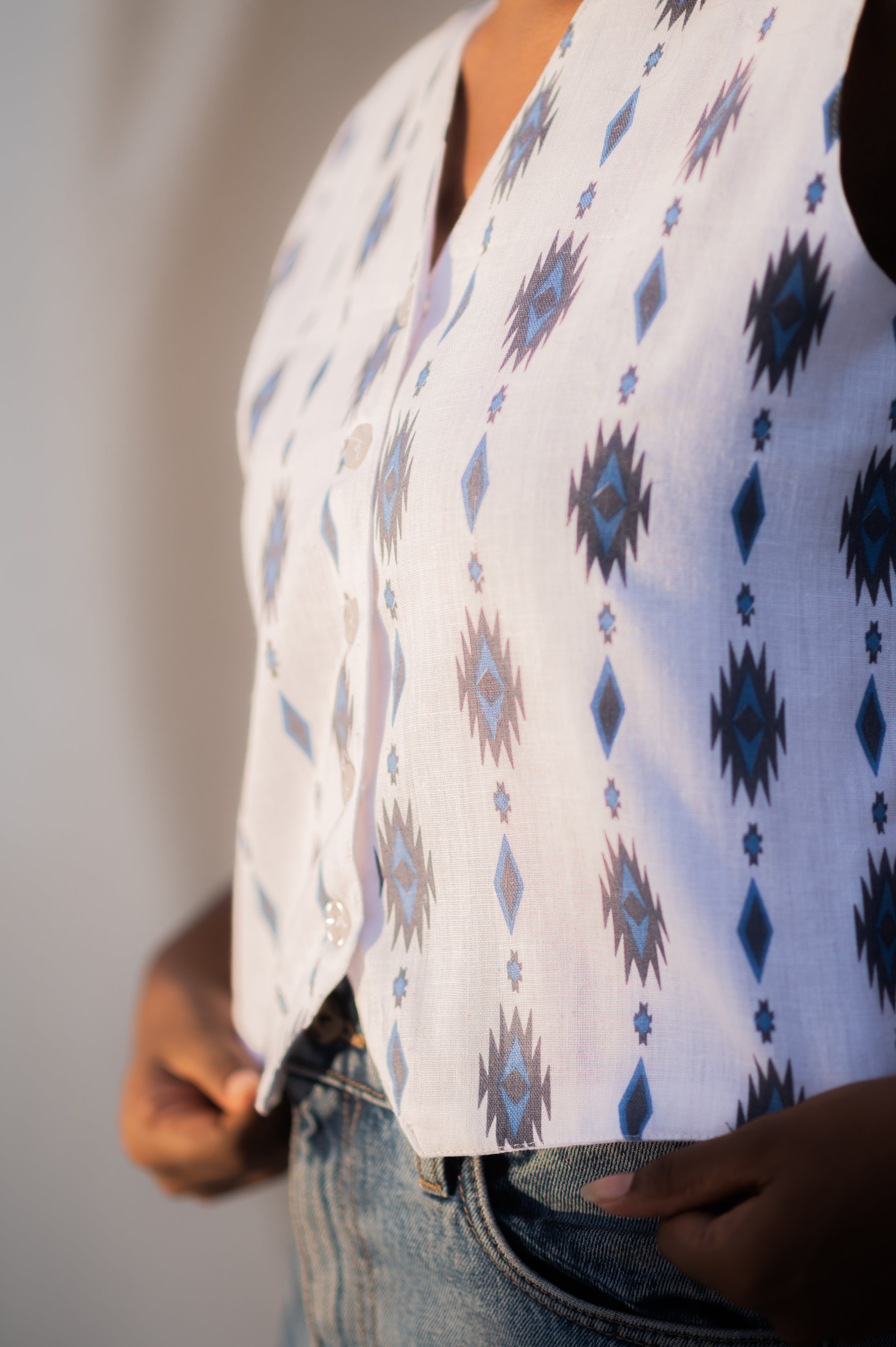Blue Breeze Waistcoat