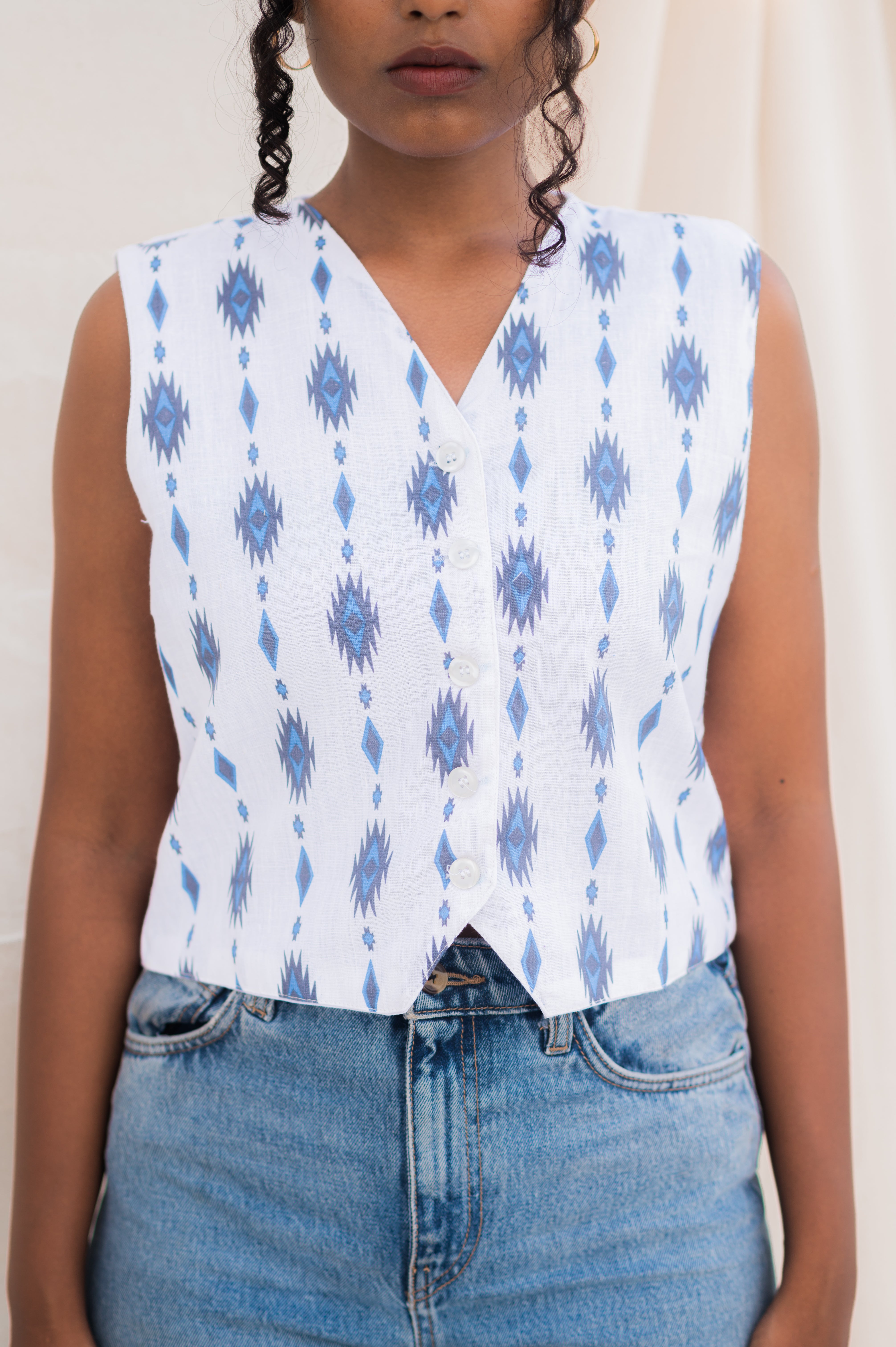 Blue Breeze Waistcoat