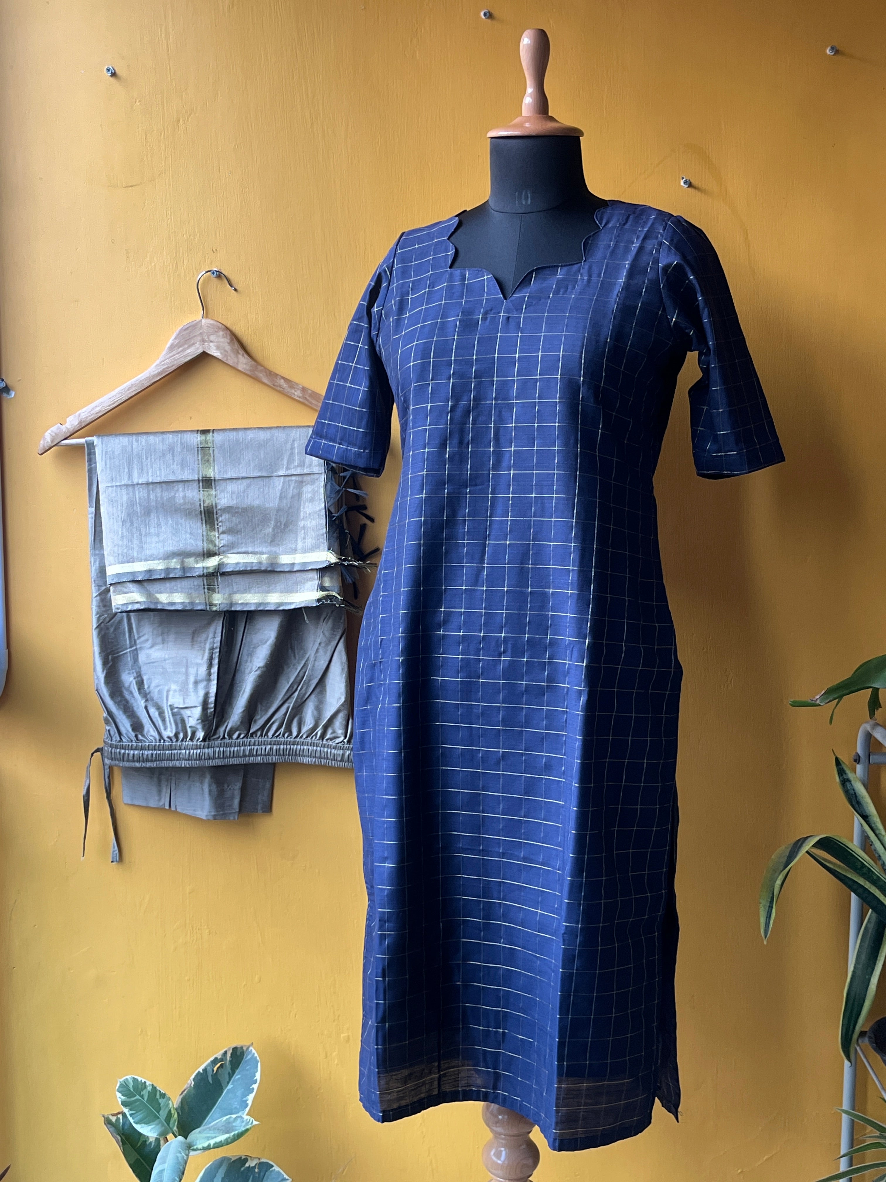 Silk kurti set