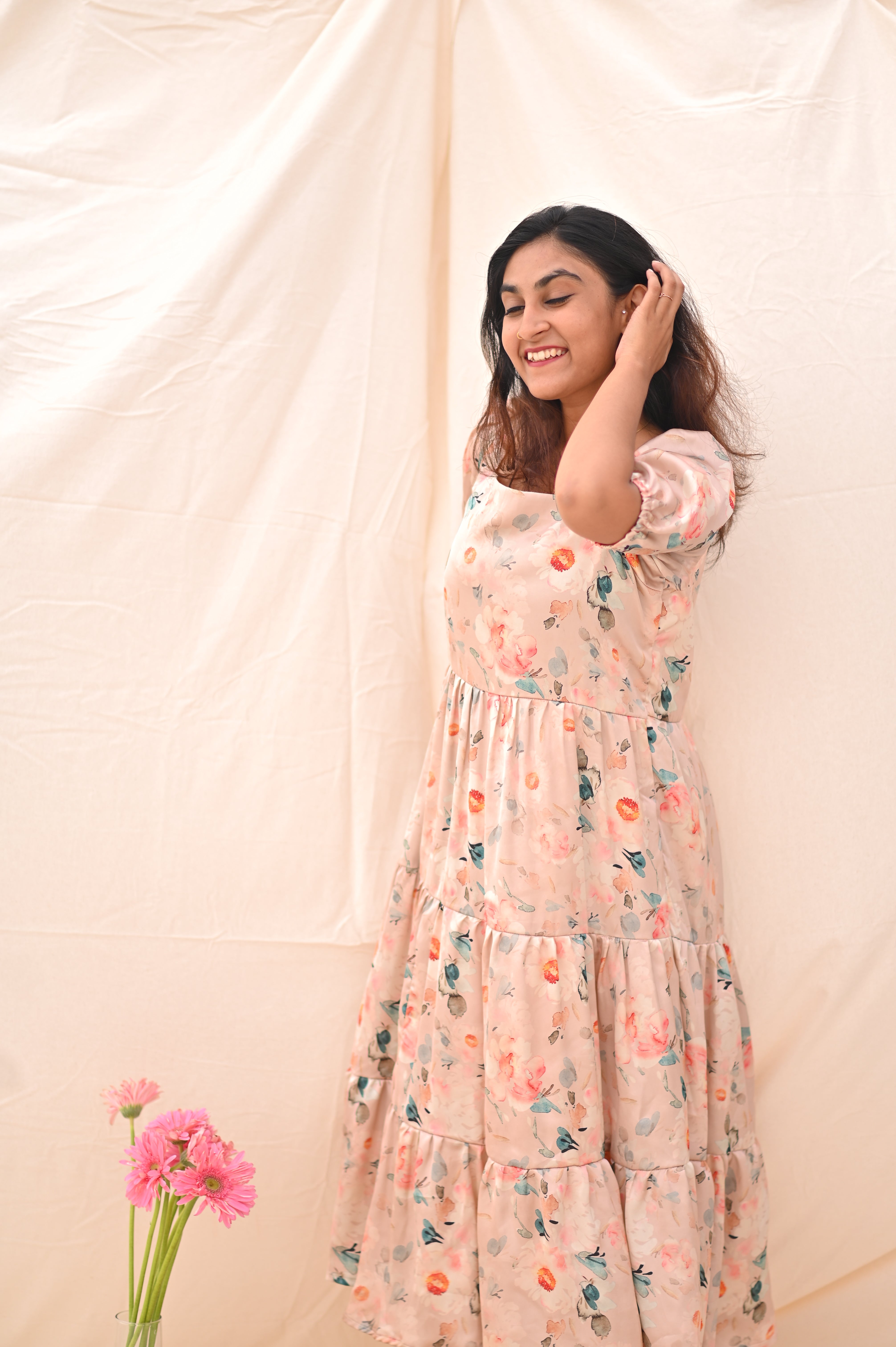 Pastel petals sleeved beauty 🌸